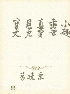 宝贝真乖小说全文免费笔趣阁