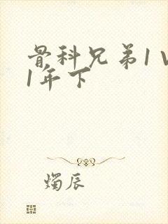 骨科兄弟1 V1年下