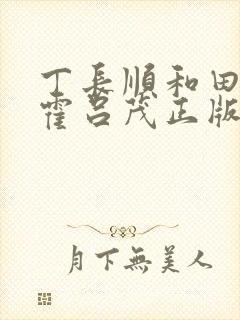 丁长顺和田晓兰霍吕茂正版封面