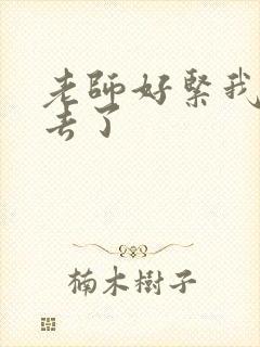 老师好紧我要进去了