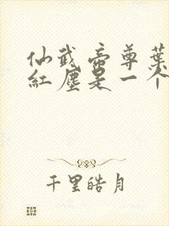 仙武帝尊叶辰和红尘是一个人么