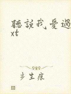 听说我爱过你txt