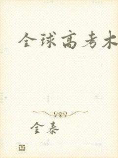 全球高考木苏里封面