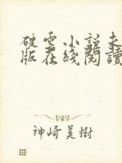 破云小说未删减版在线阅读