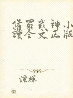 修罗武神小说阅读全文正版