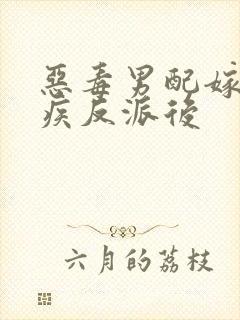 恶毒男配嫁给残疾反派后