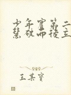 少年宾第二部珏慧破而后立