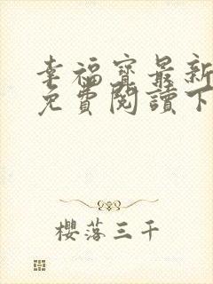 幸福宝最新章节免费阅读下载小说封面