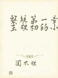 系统第一章给宿主破初的小说封面