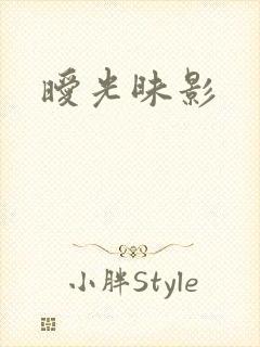 暧光昧影封面