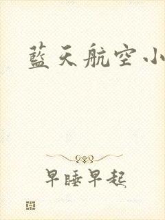 蓝天航空小说