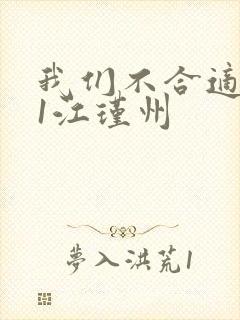 我们不合适1v1江瑾州封面