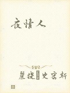 夜情人封面