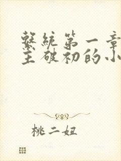 系统第一章给宿主破初的小说封面