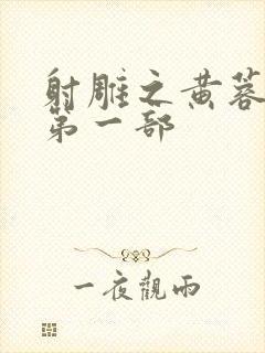 射雕之黄蓉新传第一部