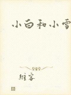 小白和小雪封面