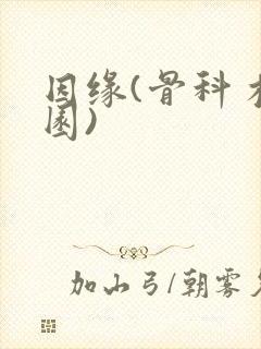 因缘(骨科 校园)封面