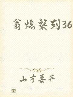 翁熄系列36章封面