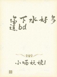 你下水好多下水道bd封面