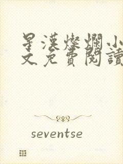 星汉灿烂小说全文免费阅读