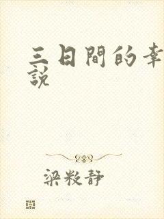 三日间的幸福小说封面