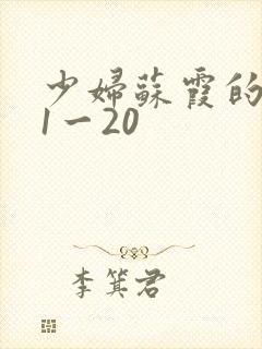 少妇苏霞的沉沦1一20