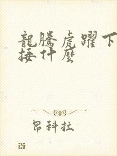龙腾虎跃下一句接什么封面