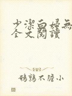少洁白妇无删减全文阅读