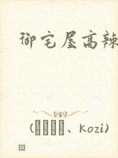 御宅屋高辣封面