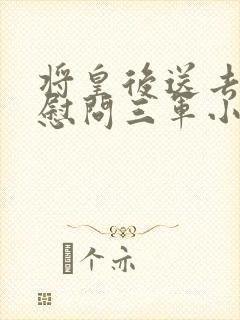 将皇后送去军营慰问三军小说封面