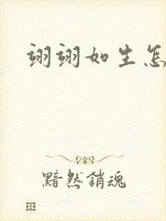 翊翊如生怎么读封面