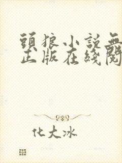 头狼小说无删减正版在线阅读