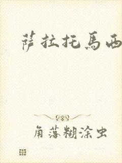 萨拉托马西封面