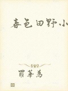 春色田野小说封面
