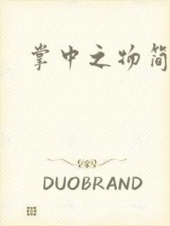 掌中之物简介封面