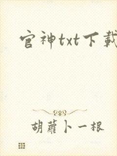 官神txt下载