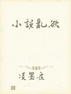小说乱欲封面