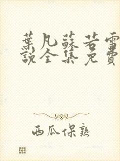 叶凡苏若雪的小说全集免费阅读