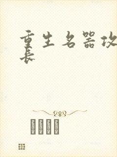 重生名器攻略兄长封面