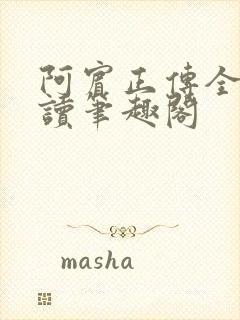 阿宾正传全文阅读笔趣阁