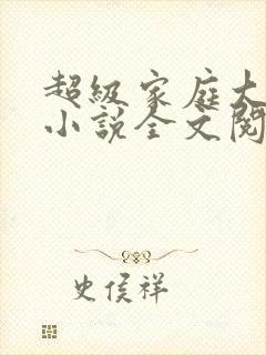 超级家庭大杂烩小说全文阅读