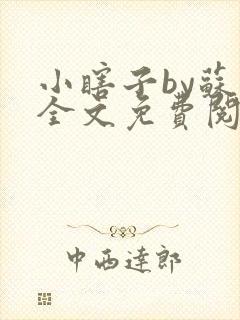 小瞎子by苏软全文免费阅读