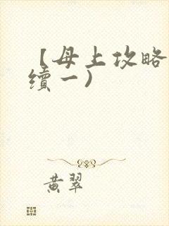 【母上攻略】(续一)封面