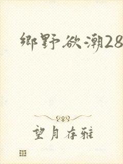 乡野欲潮28章