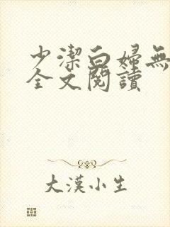 少洁白妇无删减全文阅读封面