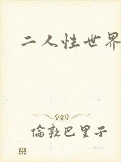 二人性世界封面