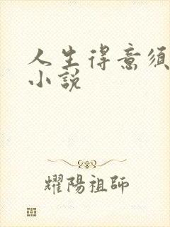 人生得意须纵欢小说封面