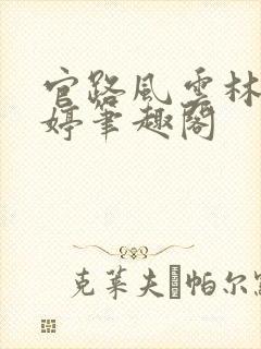 官路风云林海姜婷笔趣阁