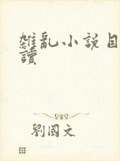 杂乱小说目录阅读