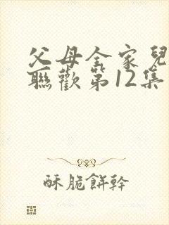 父母全家儿女大联欢第12集封面